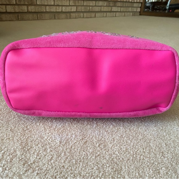 Juicy Couture Hot Pink Velour Tote - Picture 11 of 16